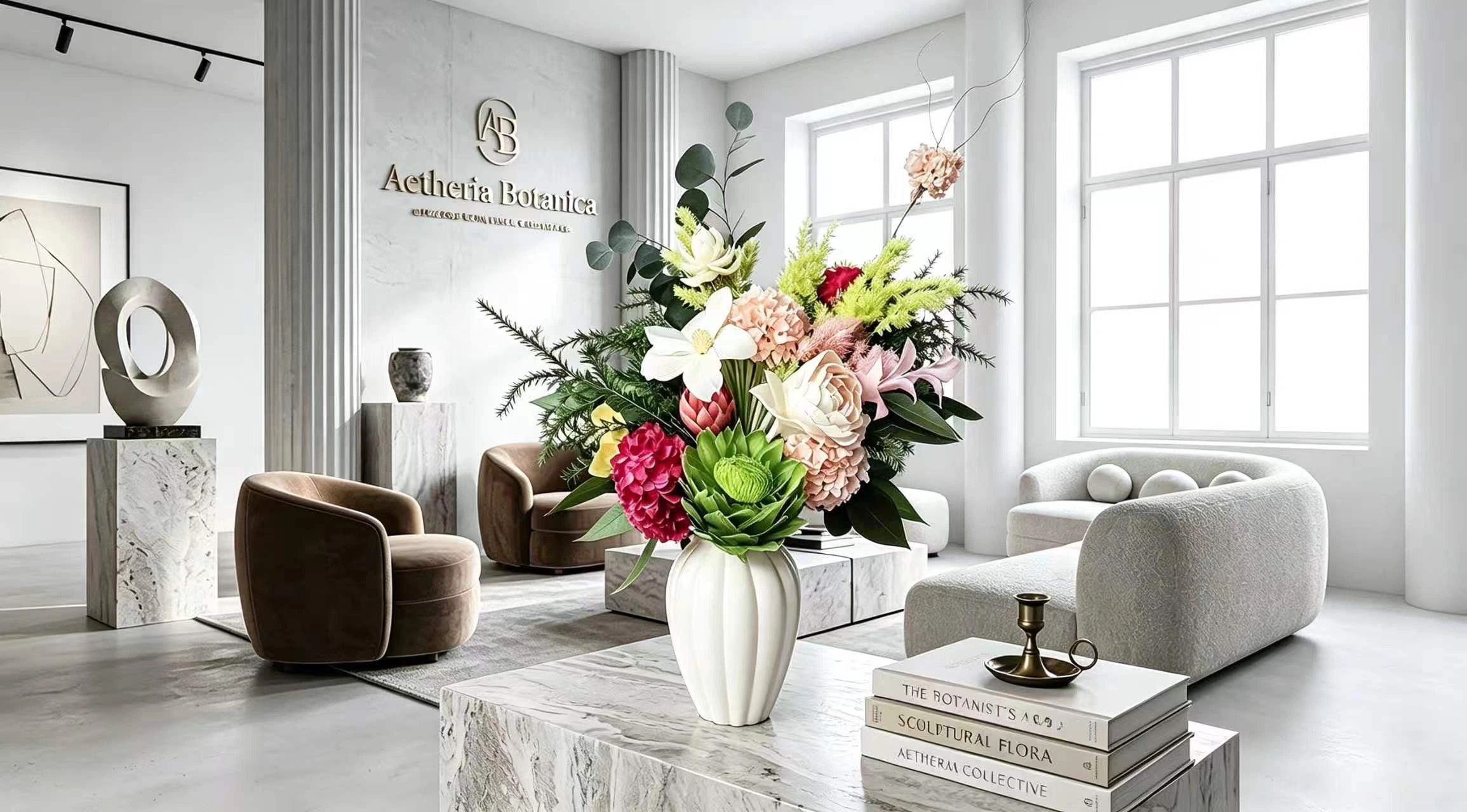 Aetheria Botanica 奢華乾花永生花家居空間展示 RoyalSpl Florist 香港